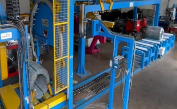 Wire coil packing line